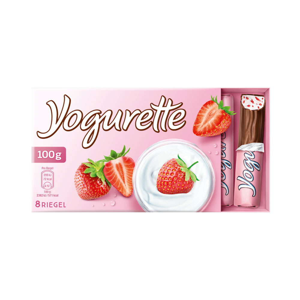 Yogurette Strawberry T8 Karton